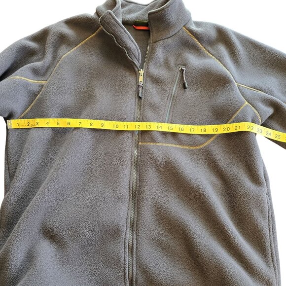 Timberland Mens Fleece Jacket XL Full-Zip Gray Polyester - Picture 8 of 10